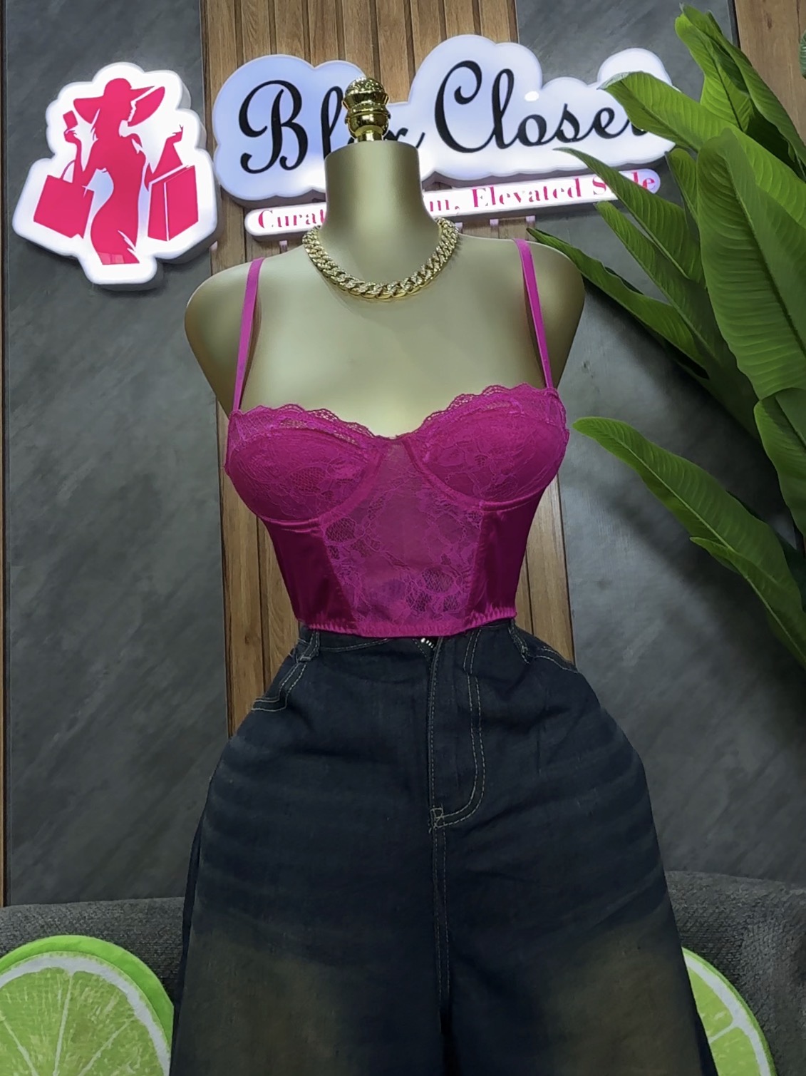 Stretchy corset top