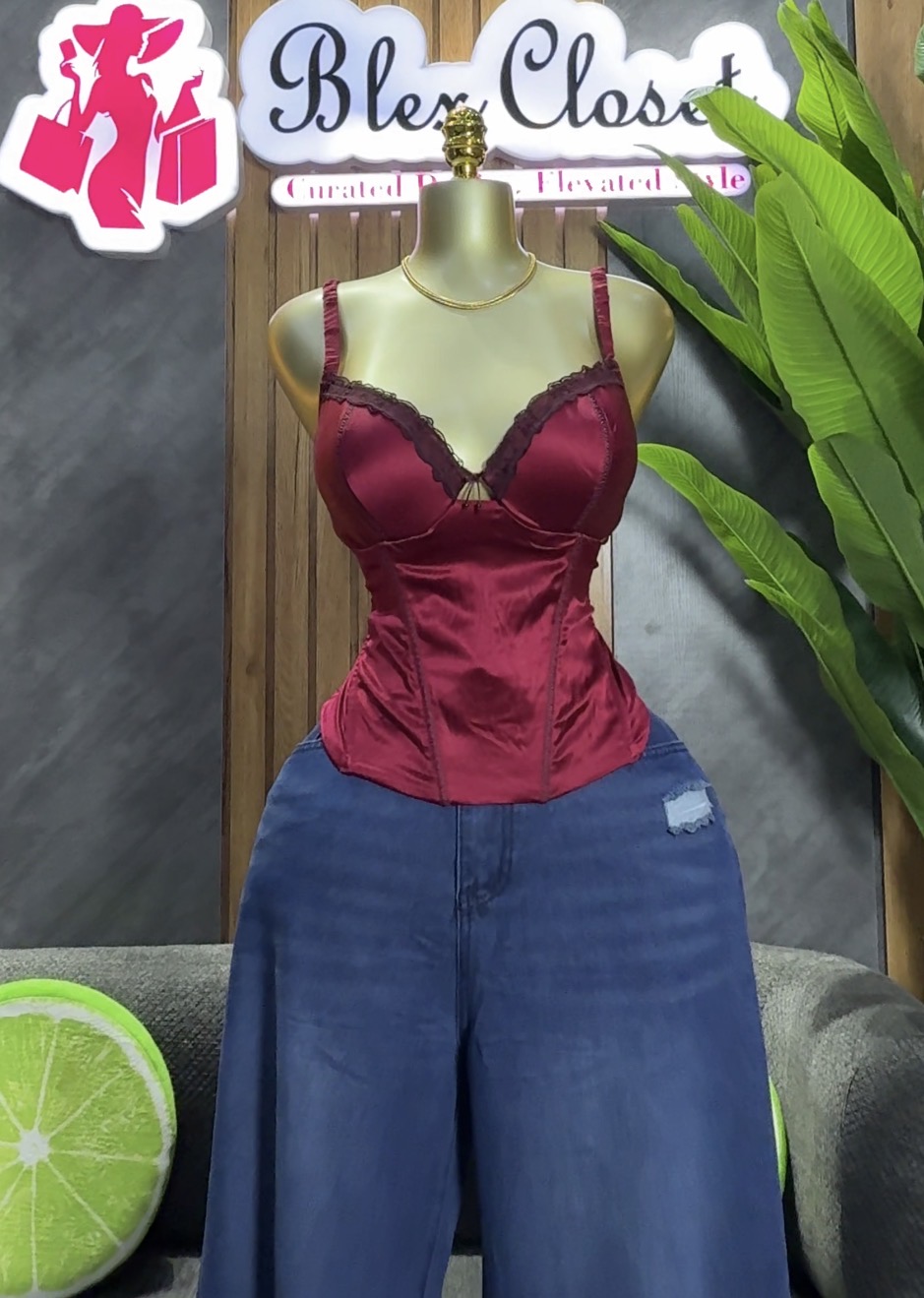 Stretchy corset top