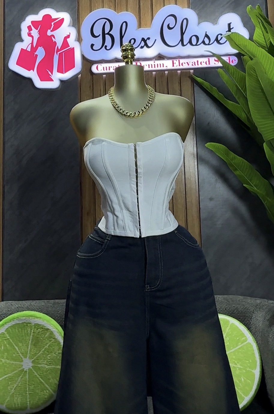 Bandage corset top