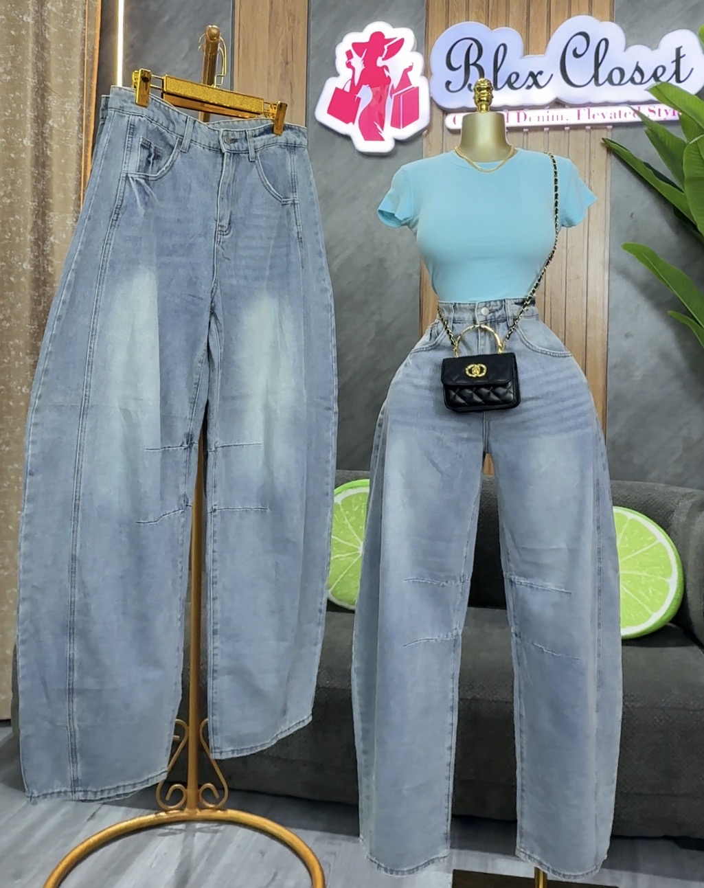 Barrel jean